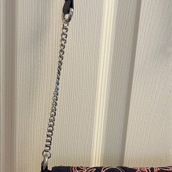 Vera Bradley Carson RFID Mini Crossbody Navy and Pink Floral Women's Bag - Picture 3 of 9